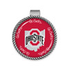 Ohio State Buckeyes Visor Clip- Striped State Background