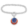 Boise State Broncos Bracelet- Stacked Disk