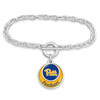 Pittsburgh Panthers Bracelet- Stacked Disk