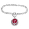 Troy Trojans Bracelet- Stacked Disk