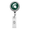 Michigan State Spartans Belt Clip Badge Reel- Rope Edge