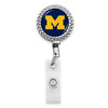 Michigan Wolverines Belt Clip Badge Reel- Rope Edge