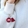 Arkansas Razorbacks Bracelet- Team Color Tassel