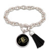 Colorado Buffaloes Bracelet- Team Color Tassel