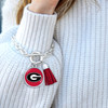 Georgia Bulldogs Bracelet- Team Color Tassel