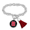 NC State Wolfpack Bracelet- Team Color Tassel