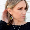 Michigan Wolverines Earrings- Olivia