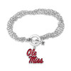 Ole Miss Rebels Bracelet- Game Day Glitter