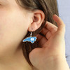 North Carolina Tar Heels Earrings- State of Mine