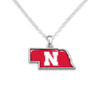 Nebraska Cornhuskers Necklace- State of Mine