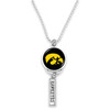 Iowa Hawkeyes Car Charm- Rear View Mirror Logo with Trifecta Bar/Nameplate