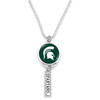 Michigan State Spartans Car Charm- Rear View Mirror Logo with Trifecta Bar/Nameplate