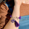 LSU Tigers Bracelet- No Strings Attached