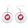 Wisconsin Badgers Earrings- Lindy