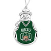 Ohio Bobcats Christmas Ornament- Snowman with Basketball Jersey