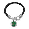 Wright State Raiders Bracelet- Harvey Leather Twisted Rope