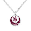 Alabama A&M Bulldogs Necklace- Stacked Disk
