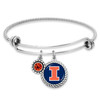 Illinois Fighting Illini Bracelet- Olivia