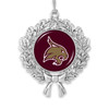 Texas State Bobcats Christmas Ornament- Wreath with Team Logo