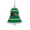 Alabama-Birmingham Blazers Christmas Ornament- Bell with Team Logo Stripes