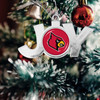 Louisville Cardinals Christmas Ornament- Joy with Team Logo