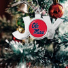 Ole Miss Rebels Christmas Ornament- Joy with Team Logo