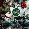 Ohio Bobcats Christmas Ornament- Joy with Team Logo