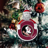 Florida State Seminoles Christmas Ornament- Santa with Team Logo