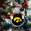 Iowa Hawkeyes Christmas Ornament- Santa with Team Logo