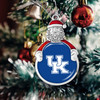 Kentucky Wildcats Christmas Ornament- Santa with Team Logo