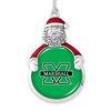 Marshall Thundering Herd Christmas Ornament- Santa with Team Logo