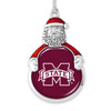 Mississippi State Bulldogs Christmas Ornament- Santa with Team Logo