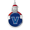 Villanova Wildcats Christmas Ornament- Santa with Team Logo