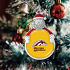 Western Michigan Broncos Christmas Ornament- Santa with Team Logo