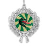 Alabama-Birmingham Blazers Christmas Ornament- Peppermint Wreath with Team Logo