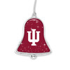 Indiana Hoosiers Christmas Ornament- Bell with Team Logo and Stars