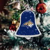 Montana State Bobcats Christmas Ornament- Bell with Team Logo and Stars