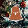 Texas Longhorns Christmas Ornament- Bell with Team Logo and Stars