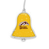 Western Michigan Broncos Christmas Ornament- Bell with Team Logo and Stars