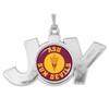 Arizona State Sun Devils Christmas Ornament- Joy with Circle Team Logo