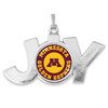 Minnesota Golden Gophers Christmas Ornament- Joy with Circle Team Logo