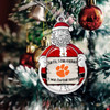 Clemson Tigers Christmas Ornament- Santa,... Its Football Season