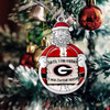 Georgia Bulldogs Christmas Ornament- Santa,... Its Football Season