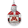 Minnesota Golden Gophers Christmas Ornament- Santa,... Its Football Season