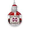 Mississippi State Bulldogs Christmas Ornament- Santa,... Its Football Season