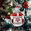 Texas A&M Aggies Christmas Ornament- Santa,... Its Football Season