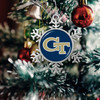Georgia Tech Yellow Jackets Christmas Ornament- Snowflake