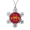 Iowa State Cyclones Christmas Ornament- Snowflake with Team Logo