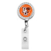 Bowling Green State Falcons Belt Clip Badge Reel- Crystal