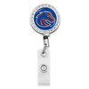 Boise State Broncos Belt Clip Badge Reel- Crystal